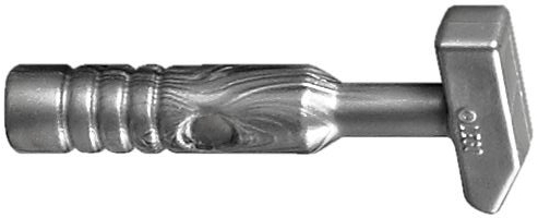 Minifigure, Utensil Tool Cross Pein Hammer - 3-Rib Handle : Part