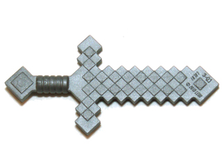 Minifigure Weapon Sword Pixelated Minecraft Part 18787