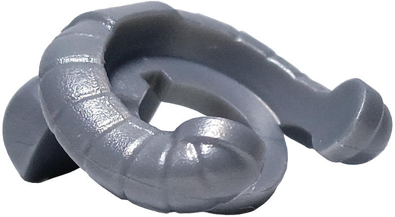 Minifigure Breathing Apparatus, 2 Thick Tubes (Cad Bane)