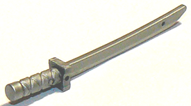 Flat Silver NEW Epée / Minifig weapon sword ninja Lego 21459-4x Katana 