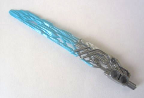 Bionicle Weapon Protector Sword with Marbled Medium Azure Pattern
