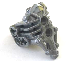 Bionicle Armor Uniter with 2 Pin Holes on Front, Axle and Pin Holes on Sides
