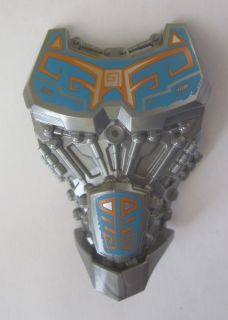 Large Figure Torso with Bionicle Dark Azure and Orange Pattern