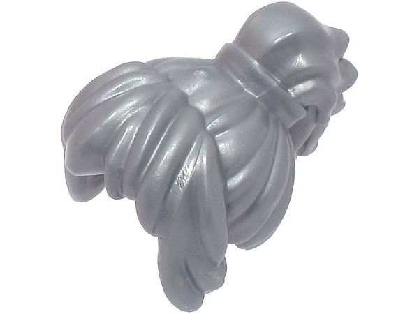 Minifigure, Hair Female Wavy Ponytail with Long Bangs