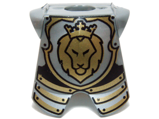 パーツ lion Minifigure Armor Breastplate with Leg Protection with Lion