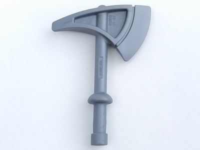 Duplo Utensil Axe / Tomahawk with Tapered Round Handle Top and Solid Handle Bottom