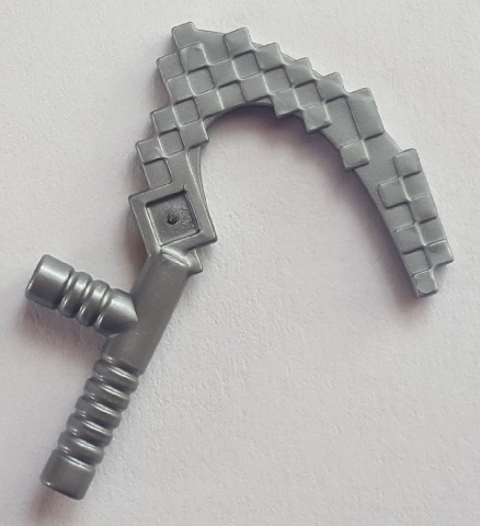 Minifigure, Weapon Scythe Pixelated (Minecraft)