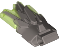 Energy Burst with Wide Clip with Marbled Trans-Bright Green Pattern