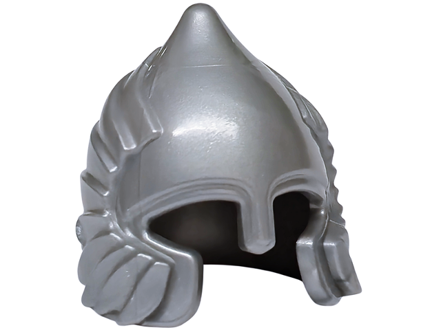 Minifigure, Headgear Helmet Castle with Pointed Top, Cheek Protection and Wings