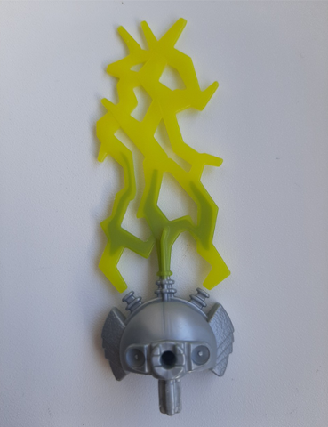 Hero Factory Weapon, Triple Lightning Bolts with Marbled Trans-Yellow Pattern