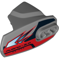 Hero Factory Armor with Ball Joint Socket - Size 5 with 'FURNO 2.0' Pattern