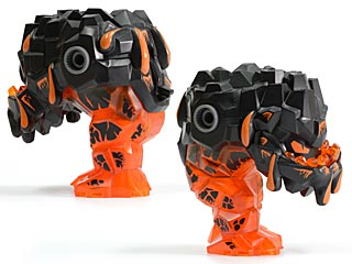 Body Magma Monster Large with Black Top and Black and Orange Pattern