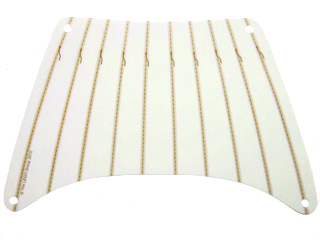 Cloth Sail 28 x 18 with Dark Tan Stitching Pattern