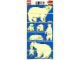 Part No: 1079polarbear  Name: Paper Duplo Mosaic Picture Puzzle Key Card from Set 1079 - Polar Bear (197821)