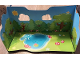 Part No: 10979cdb01  Name: Paper Cardboard Backdrop for Set 10979, Duplo European Forest Scenery