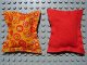 Part No: 22804  Name: Scala Cloth Pillow Large with Red and Multicolored Circles Sides
