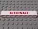 Part No: 3008pb154  Name: Brick 1 x 8 with Red 'KIOSKI' Bold Pattern