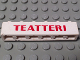 Part No: 3009pb212  Name: Brick 1 x 6 with Red 'TEATTERI' Bold Pattern