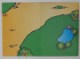 Part No: 3092ppr01  Name: Paper Duplo Playmat with Dirt Road and Pond Pattern, Cardboard from Set 3092