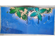 Part No: 4234591  Name: Paper Playmat Sea with Beach, Trees, and Debris Pattern - Set 7073