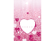 Part No: 47062pb01  Name: Clikits Paper, Party Favor Bag with Hearts and Spots on Pink Gradient Background Pattern