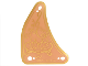 Part No: 75681pls01b  Name: Plastic Part for Set 75681 - Light Nougat Sail with Gold Border and Filigree Pattern