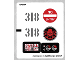 Part No: 76041stk01b  Name: Sticker Sheet for Set 76041 - North American Version - (20699/6108139)