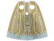 Part No: 76269pls01a  Name: Plastic Part for Set 76269 - Cape with Gold Top and Silver Lines Pattern