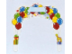 Part No: 850791ppr01  Name: Paper Cardboard Arch for Birthday Set 850791