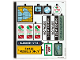 Part No: 910040stk01  Name: Sticker Sheet for Set 910040 - (10110454/6521099)