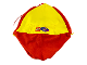 Part No: ScalaTentCloth  Name: Scala Tent Cloth with Yellow and Red Panels, LEGO Logo and Scala Logo Pattern