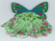 Part No: belvskirt06  Name: Belville, Clothes Fairy Skirt - Flower Pattern with Butterfly Wings