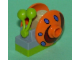 Part No: bob004  Name: Snail, SpongeBob SquarePants with Orange Shell (Gary) - Brick Built