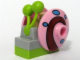 Part No: bob018  Name: Snail, SpongeBob SquarePants with Bright Pink Shell (Gary) - Brick Built