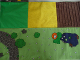 Part No: dupbp01  Name: Duplo, Cloth Playmat 60 x 40 cm with Farm Pattern