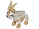 Part No: goat1  Name: Thor's Goat (White, Tanngrisnir) - Brick Built