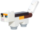 Part No: minecat10  Name: Minecraft Cat, Calico (Dark Azure and Bright Light Yellow Eyes) - Brick Built