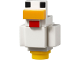Part No: minechicken01  Name: Minecraft Chicken - Brick Built