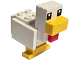 Part No: minechicken06  Name: Minecraft Chicken, Large - Brick Built