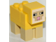 Part No: minesheep06  Name: Minecraft Sheep, Yellow (Yellow Plate 2 x 3) - Brick Built