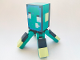 Part No: minesquid02  Name: Minecraft Squid, Glow - Brick Built