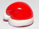 Part No: 10164pb01  Name: Minifigure, Headgear Cap, Santa with Red Top Pattern