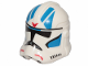 Part No: 11217pb16  Name: Minifigure, Headgear Helmet SW Clone Trooper (Phase 2) with Blue and Red 501st Legion Pattern