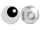 Part No: 14769pb004  Name: Tile, Round 2 x 2 with Bottom Stud Holder with Black Eye with Pupil Pattern