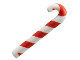 Part No: 1621pb01  Name: Minifigure, Utensil Cane, Red Candy Stripe Pattern