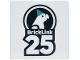 Part No: 1751pb042  Name: Tile 4 x 4 with BrickLink 25th Anniversary Logo 'BrickLink 25' Pattern