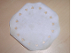 Part No: 22538  Name: Duplo, Doll Cloth Tablecloth with Heart Cut Outs Around Edge