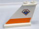 Part No: 2340pb042L  Name: Tail 4 x 1 x 3 with Coast Guard Pattern on Left Side (Sticker) - Set 7738