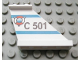 Part No: 2340px3  Name: Tail 4 x 1 x 3 with 'C 501' and Coast Guard Logo over Triangle Pattern on Right Side