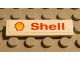 Part No: 2431pb0021  Name: Tile 1 x 4 with Shell Logo and Text Red on White Pattern (Sticker) - Sets 1250 / 1251